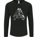 Grim Reaper Skull Mens Long Sleeve T-Shirt Black