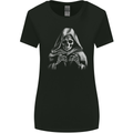 Grim Reaper Skull Womens Wider Cut T-Shirt Black