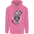 Grim Reaper Time Biker Skull Rock Music Mens 80% Cotton Hoodie Azelea