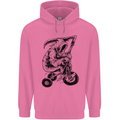 Grim Reaper Trike Bicycle Cycling Gothic Childrens Kids Hoodie Azalea