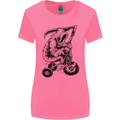 Grim Reaper Trike Bicycle Cycling Gothic Womens Wider Cut T-Shirt Azalea