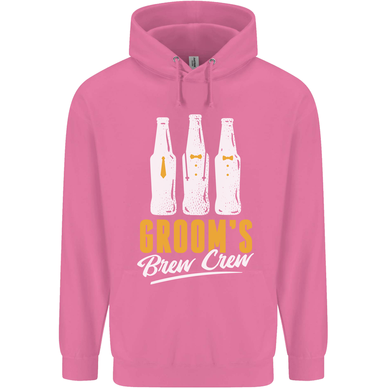 Grooms Brew Crew Beer Mens 80% Cotton Hoodie Azelea
