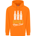 Grooms Brew Crew Beer Mens 80% Cotton Hoodie Orange