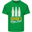 Grooms Brew Crew Beer Mens Cotton T-Shirt Tee Top Irish Green