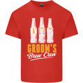 Grooms Brew Crew Beer Mens Cotton T-Shirt Tee Top Red