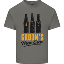 Grooms Brew Crew Beer Stag Doo Do Kids T-Shirt Childrens Charcoal
