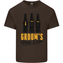Grooms Brew Crew Beer Stag Doo Do Kids T-Shirt Childrens Chocolate