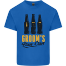 Grooms Brew Crew Beer Stag Doo Do Kids T-Shirt Childrens Royal Blue