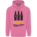 Grooms Brew Crew Beer Stag Doo Do Mens 80% Cotton Hoodie Azelea