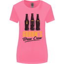 Grooms Brew Crew Beer Stag Doo Do Womens Wider Cut T-Shirt Azalea