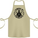 Group Therapy Shooting Hunting Rifle Funny Cotton Apron 100% Organic Khaki