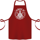 Group Therapy Shooting Hunting Rifle Funny Cotton Apron 100% Organic Maroon