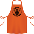 Group Therapy Shooting Hunting Rifle Funny Cotton Apron 100% Organic Orange