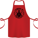 Group Therapy Shooting Hunting Rifle Funny Cotton Apron 100% Organic Red