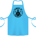 Group Therapy Shooting Hunting Rifle Funny Cotton Apron 100% Organic Turquoise