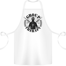 Group Therapy Shooting Hunting Rifle Funny Cotton Apron 100% Organic White