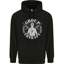 Group Therapy Shooting Hunting Rifle Funny Mens 80% Cotton Hoodie Black