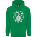 Group Therapy Shooting Hunting Rifle Funny Mens 80% Cotton Hoodie Irish Green