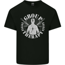 Group Therapy Shooting Hunting Rifle Funny Mens Cotton T-Shirt Tee Top Black