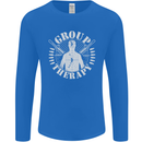 Group Therapy Shooting Hunting Rifle Funny Mens Long Sleeve T-Shirt Royal Blue