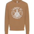 Group Therapy Shooting Hunting Rifle Funny Mens Sweatshirt Jumper Caramel Latte