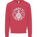 Group Therapy Shooting Hunting Rifle Funny Mens Sweatshirt Jumper Heliconia