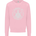 Group Therapy Shooting Hunting Rifle Funny Mens Sweatshirt Jumper Light Pink