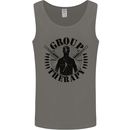 Group Therapy Shooting Hunting Rifle Funny Mens Vest Tank Top Charcoal