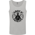 Group Therapy Shooting Hunting Rifle Funny Mens Vest Tank Top Sports Grey