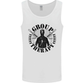 Group Therapy Shooting Hunting Rifle Funny Mens Vest Tank Top White