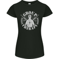 Group Therapy Shooting Hunting Rifle Funny Womens Petite Cut T-Shirt Black