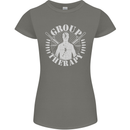 Group Therapy Shooting Hunting Rifle Funny Womens Petite Cut T-Shirt Charcoal