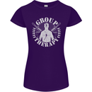 Group Therapy Shooting Hunting Rifle Funny Womens Petite Cut T-Shirt Purple