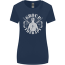 Group Therapy Shooting Hunting Rifle Funny Womens Wider Cut T-Shirt Navy Blue