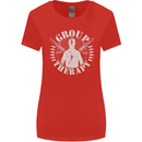 Group Therapy Shooting Hunting Rifle Funny Womens Wider Cut T-Shirt Red