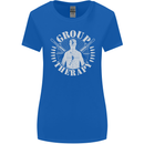 Group Therapy Shooting Hunting Rifle Funny Womens Wider Cut T-Shirt Royal Blue