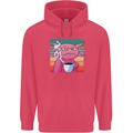 Grumpy Axolotl With Coffee Childrens Kids Hoodie Heliconia