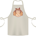 Grumpy Cat Finger Flip Offensive Funny Cotton Apron 100% Organic Natural