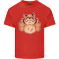 Grumpy Cat Finger Flip Offensive Funny Mens Cotton T-Shirt Tee Top Red