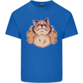 Grumpy Cat Finger Flip Offensive Funny Mens Cotton T-Shirt Tee Top Royal Blue