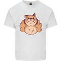 Grumpy Cat Finger Flip Offensive Funny Mens Cotton T-Shirt Tee Top White
