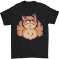 Grumpy Cat Finger Flip Offensive Funny Mens T-Shirt Cotton Gildan Black