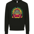 Grumpy Elf Funny Anti Christmas Bah Humbug Kids Sweatshirt Jumper Black