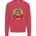 Grumpy Elf Funny Anti Christmas Bah Humbug Kids Sweatshirt Jumper Heliconia