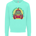 Grumpy Elf Funny Anti Christmas Bah Humbug Kids Sweatshirt Jumper Peppermint