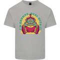 Grumpy Elf Funny Anti Christmas Bah Humbug Kids T-Shirt Childrens Sports Grey