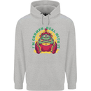 Grumpy Elf Funny Anti Christmas Bah Humbug Mens 80% Cotton Hoodie Sports Grey