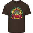 Grumpy Elf Funny Anti Christmas Bah Humbug Mens Cotton T-Shirt Tee Top Dark Chocolate