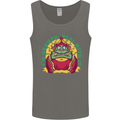 Grumpy Elf Funny Anti Christmas Bah Humbug Mens Vest Tank Top Charcoal