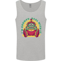 Grumpy Elf Funny Anti Christmas Bah Humbug Mens Vest Tank Top Sports Grey